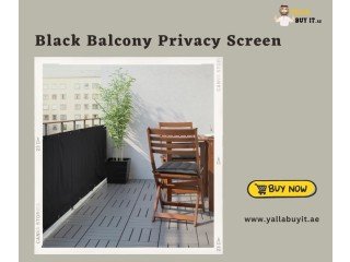 Get Black Balcony Privacy Screen From Yalla Buy It