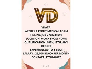 Earn minimum 30k in Data US Medical Form Filling project 7708244092