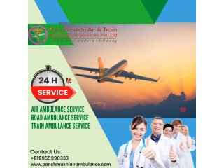 Use ICU-Supported Panchmukhi Air Ambulance Services in Patna with Medical Assistance