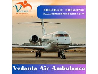 Book Vedanta Air Ambulance from Guwahati with Proper Healthcare Facility