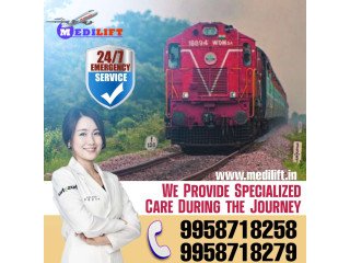 Utilize Train Ambulance Service in Guwahati by King with full medical support