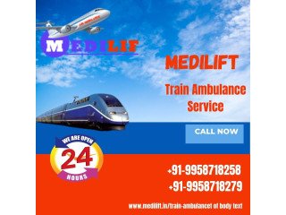 Avail of Train Ambulance Services in Patna by Medilift at an affordable rate