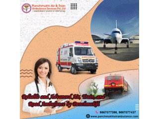 Get Life-Saver Panchmukhi Air Ambulance Services in Raipur with Medical Professionals