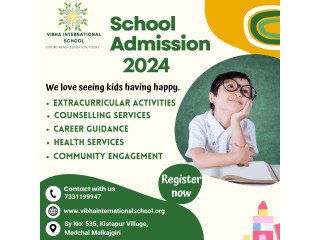 Vibha International School Admissions Open for Academic Year 2024, Medchal, Hyderabad.