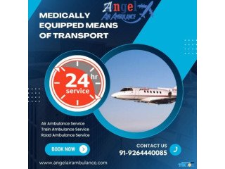 Avail Angel Air Ambulance Service in Raipur With Hi-Tech Medical Machine