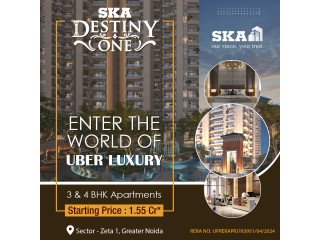 SKA Destiny One, 3 Bhk Apartments in Greater Noida