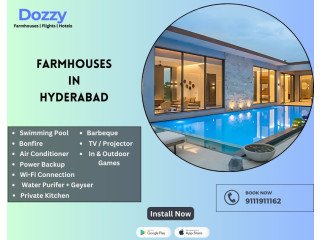 Dozzy Top Farm House Rentals in Moinabad At Low Prices